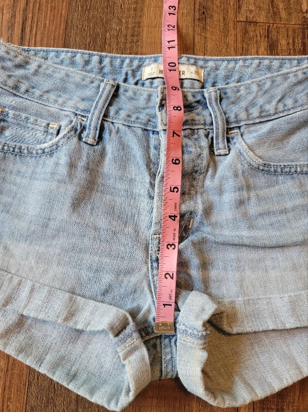 Hollister Light Wash Denim Shorts
